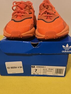 Adidas Kids' Orange Ozweego J Sneakers - Lightweight Support